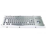 Kiosk Industrial Stainless Steel Keyboard With Trackball for sale