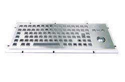 China Kiosk Industrial Stainless Steel Keyboard With Trackball supplier