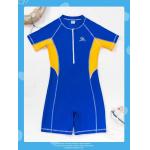 Printing Boys Swimwear Sets One Piece Boy Swimsuit Splicing Hot Spring Zipper for sale