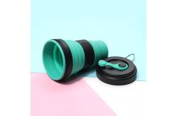 China Portable Reusable Silicone Collapsible Coffee Cup 550ml supplier