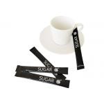 Individual Wrapped Sugar Sticker, White Sugar Packet FDA Certified for sale
