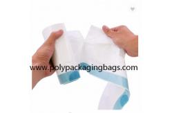 China Ldpe Material Drawstring Degradable Garbage Bag Roll Recyclable supplier