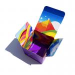Customizable Corrugated Paper Packaging Box Full Colors Printed Auto Lock Bottom for sale