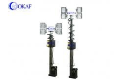 China 20m Winch Motorized Telescopic Antenna Mast Vehicle Mounted supplier