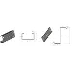 Cutting Blade Material Cr12 CZ Purlin Interchangeable Roll Forming Machine Chain Drive for sale