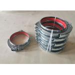 Dust Collection System Galvanized Pipe Clamp Stamping Parts Air Ducting With Seal for sale