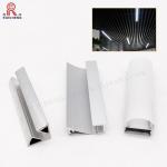 Recessed Aluminium LED Strip Light Profile , Aluminium Profile For Strip Light