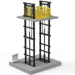 2 - 5 Tons Double Guide Rail Cargo Lifting Platform Industrial Freight Elevator for sale
