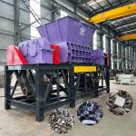 Shredder for Car Shell Scrap Car Body Shell Crusher Machine Twin Shaft Shredder Heavy Duty Shredder for sale