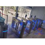 Low Noise Optical Face Recognition Turnstiles High Speed Anti Crush Swing Barrier Gate for sale