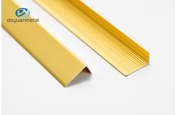 China Extruded L Shaped Aluminium Edging Strip 13mmx2mm 6063 T5 Alu Trim Angle supplier