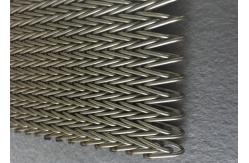 China Conveying Biscuits Stainless Steel Wire Conveyor Belt With Long Working Time supplier