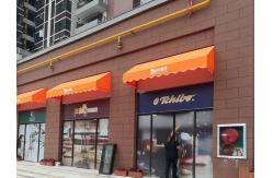China Sunshade/Waterproof Window Awning Balcony Semicircular Canopy Watermelon Awning supplier