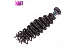 China Deep Wave Indian Human Hair Extensions Cuticle Aligned With Lace Extension supplier