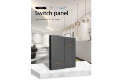 China Tuya App Control Zigbee Smart Switch Metal Panel For Smart Home supplier