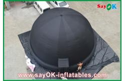 China Diameter 5m Black Inflatable Projection Planetarium With Blower SGS ROHS supplier