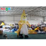 3m Inflatable Banana Mascot For Outdoor Advertising CE SGS ROHS for sale