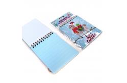 China Alpaka Spiral Bound Book Printing CMYK Or Pantone Printing With Elastic Band supplier