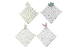 China ODM OEM Soft Plush Baby Comforter Animal Security Blanket 30cm supplier