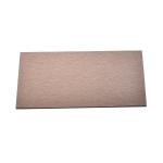 Scratch-resistant 2440mm Brushed Aluminum Composite Panel Waterproof