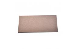 China Scratch-resistant 2440mm Brushed Aluminum Composite Panel Waterproof supplier