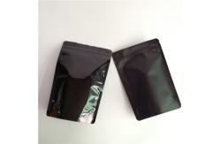 China Matte or Glossy Aluminum Foil Custom Accepted Stand up Pouches with Zipper supplier