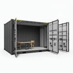 40ft Converted Shipping Containers Flatpack Temporary Housing Home for sale