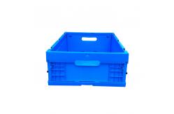 China 600*400*185 Mm L Foldable Plastic Box / Collapsible Storage Crate supplier