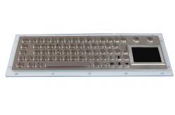 China IP65 Stainless Steel USB kiosk Keyboard With Touchpad with any customized layout supplier