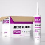 High Grade Grey Adhesive Silicone Sealant High Precision For Auto Body Sealing for sale