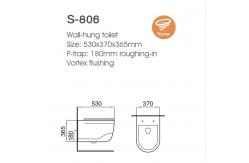China Modern Design Single Hole Flush Hanging Toilet WC Save Space Wall Mounted Toilet supplier