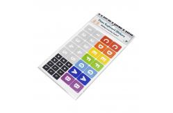 China Reusable Removable Piano Keyboard Label Stickers Printable supplier