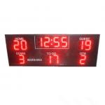 Portable Digital Scoreboard , Wireless Football Scoreboard Back Maintenance for sale