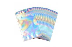 China Flat Holographic Aluminum Foil Bag Non Toxic Candy / Soap Use supplier