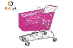 China CE Certification Hdpp Material Plastic Trolley For Supermarket , Long Life supplier