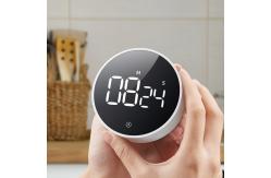 China 1.1 Inch Digital Kitchen Timer LED Twist Setting Magnetic Backing supplier