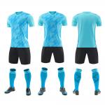 Casual Training Blank Soccer Uniforms Short Sleeve Plain Football Jersey All Set for sale