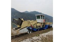 China 88kw Large Capacity Aquatic Weed Harvester For Water Weed Harvesting supplier