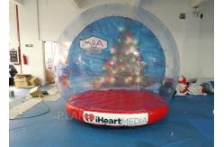 China Custom Inflatable Snow Globe Photo Booth / Blow Up Christmas Globe supplier