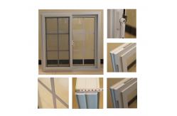 China Double Insulating Glass UPVC Sliders Window Energy Saving And Environmental Protection supplier