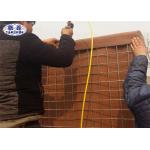SX Welded Flood Defence Barriers 4.0 Mm Mesh Diameter Customized Size for sale