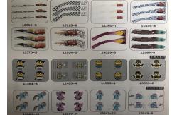 China PET PP Material Thermal Transfer Stickers For Glasses Frames 50 Packs / Carton supplier