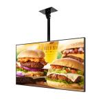 JCVISION Menu Board Hd Wall Mounted Advertising Display 55 Inch Led Panel Network Restaurant Digita Display for sale