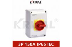 China 3P 150A IP65 230V Locking Changeover Isolator Switch waterproof supplier