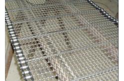 China Stainless Steel Honeycomb Conveyor Belt / Flat Wire Mesh Belt supplier