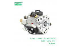 China 22100-E0532 294050-0940 Injection Pump Assembly For HIN O500 J08E supplier