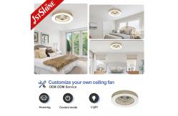 China 5 PC Blades Indoor Dimmable LED Ceiling Fan With Remote Control Switch supplier