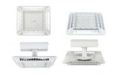 China Ac100 - 277v Gas Station Canopy Lights 110lm/W Lamp Luminous Efficiency supplier