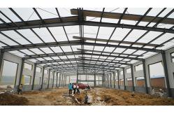 China Q355B Steel Structure Design Building , Prefab Steel Construction Factory Building supplier