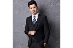 China 80% Cellulose Acetate Fibre Custom Men Business Suit 2 Piece Breathable supplier